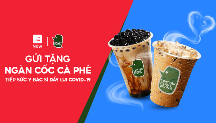 NowFood x Twitter Beans Coffee - Chung Tay Tiếp Sức Bác Sĩ