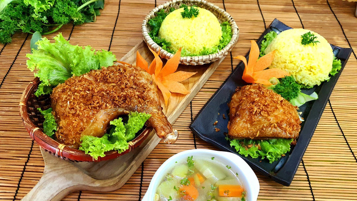 SIU FOOD - Cơm Gà Xối Mỡ - Hiệp Bình