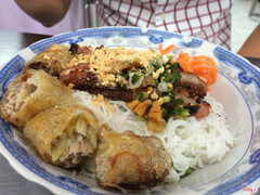 Bún chả giò-thịt