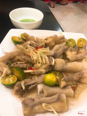 chân gà xả tắc