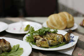 Gà nướng & bánh mì