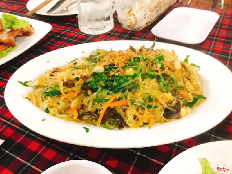 Miến xào cua