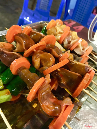 Xiên nướng hấp dẫn giá hạt dẻ
