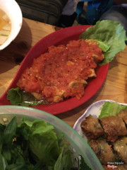 Bún chả đậu phụ ăn vừa miệng, cũng hợp lòng khách nước ngoài