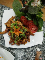 cá chép giòn nướng muối ớt