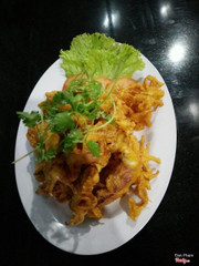 mực sữa chiên giòn