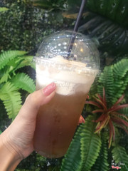 Trà vải machiato