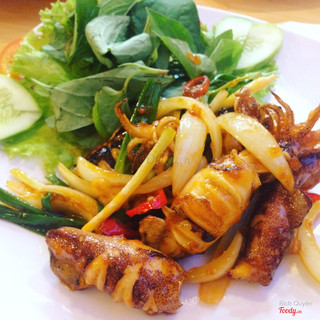 Mực trứng chiên nước mắm