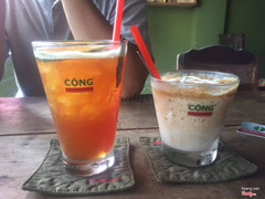 Trà cam sả và bạc sỉu