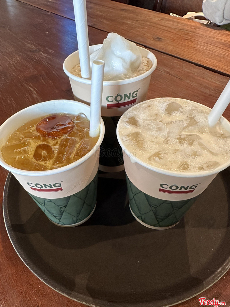 Trà tắc chanh leo - cốt dừa cà phê