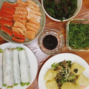 Phở cuốn 35k/s. Phở chiên phồng 35k/s