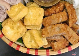 Đậu Chiên + Chả Cốm 