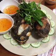 Cá mặt quỷ nướng