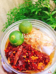 Bánh tráng sate bò khô 