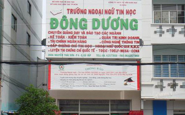 Trường Ngoại Ngữ Tin Học Đông Dương - Nguyễn Thái Sơn