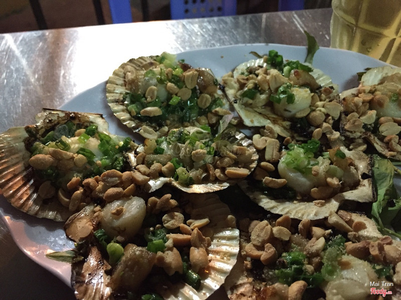 Sò điệp mỡ hành