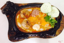 Ốp la xíu mại 25k