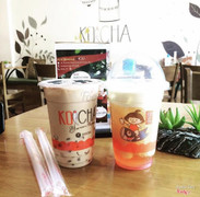 Trà hoa sakura milk foam