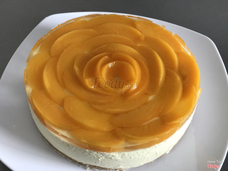 Cheesecake đào