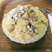 bingsu bột đậu xanh bánh gạo