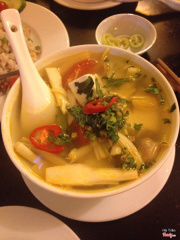 Canh chua bồn bồn nấm