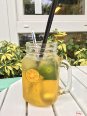 Trà sâm dứa quất