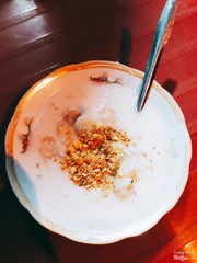 Chè chuối nướng