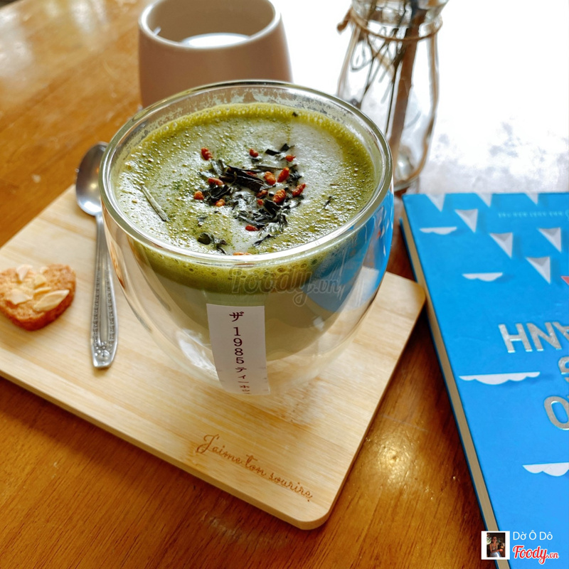 Này là matcha latte gạo lức