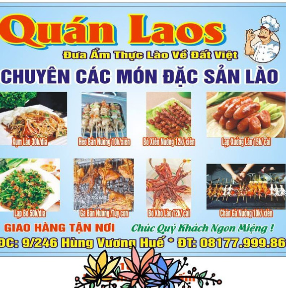 Quán Laos - Đặc Sản Món Lào