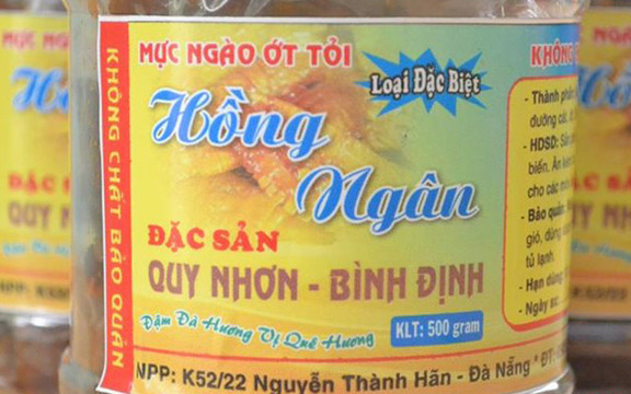 Mực Ngào Hồng Ngân