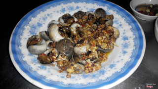 Ốc mỡ xào tỏi