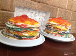 Rainbow Crepe Cake