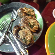 Ốc khế nướng mỡ hành