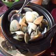 nghêu hấp xả