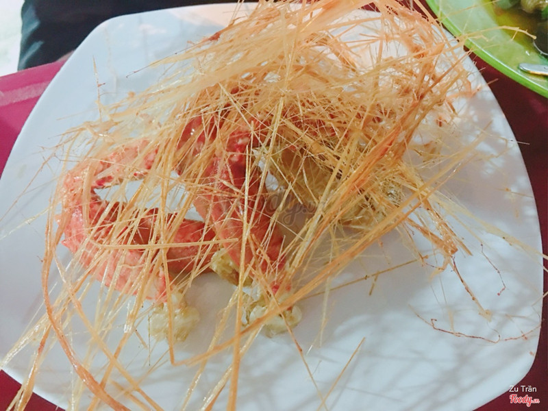 Càng ghẹ rang muối kéo sợi