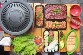 set bbq hàn quốc này là dành cho 2 người 