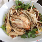 Phở trộn gà