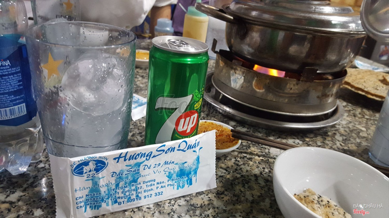 Uống kèm 7Up cho tiêu