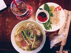 Cà phê sữa đá, phở bò