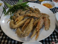 càng ghẹ rang muối