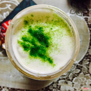 Cận cảnh chai tea cheese