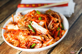 KIM CHI CẢI THẢO (xắt sẵn) - Mat kimchi (sliced cabbage kimchi)