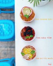 Bộ ba trà trái cây tại Coconut Tea & Coffee
