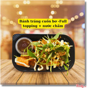 b&#225;nh tr&#225;ng cuốn bơ + full topping nước sốt