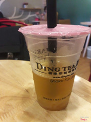 Trà xanh vị đào thêm thạch dừa