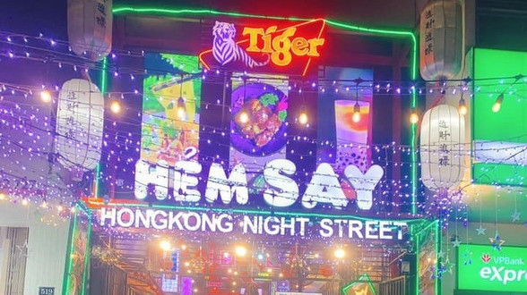 Hẻm Say - HongKong Night Street - Nhậu Hải Sản - Điện Biên Phủ