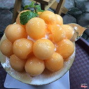 bingsu dưa lưới