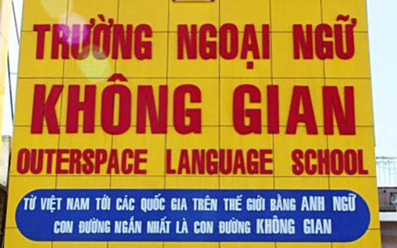 Trường Ngoại Ngữ Không Gian - Trường Chinh