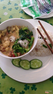 Thai green curry! Perfect lunch :) 