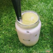 trà kem nổi matcha